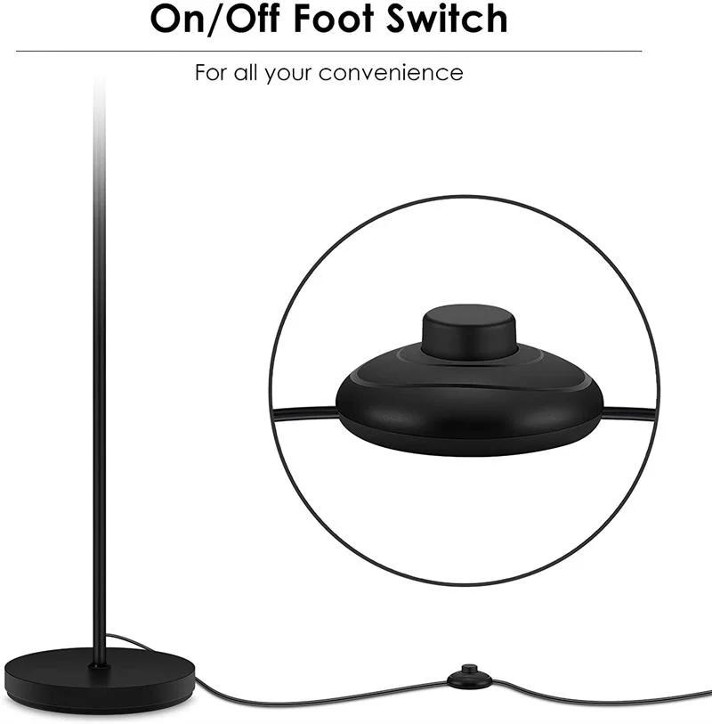 Nordic Indoor Modern Floor Lamp with Remote Control Industrial Standing Lighting