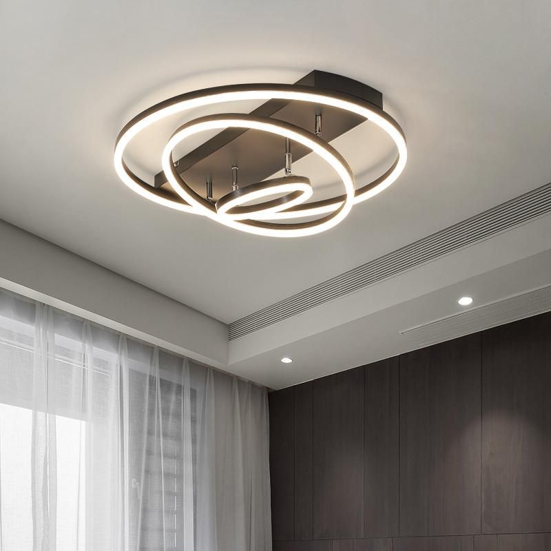 LED Ceiling Lamp Living Room Lamp Golden Nordic Lamp Ins Ring Lamp