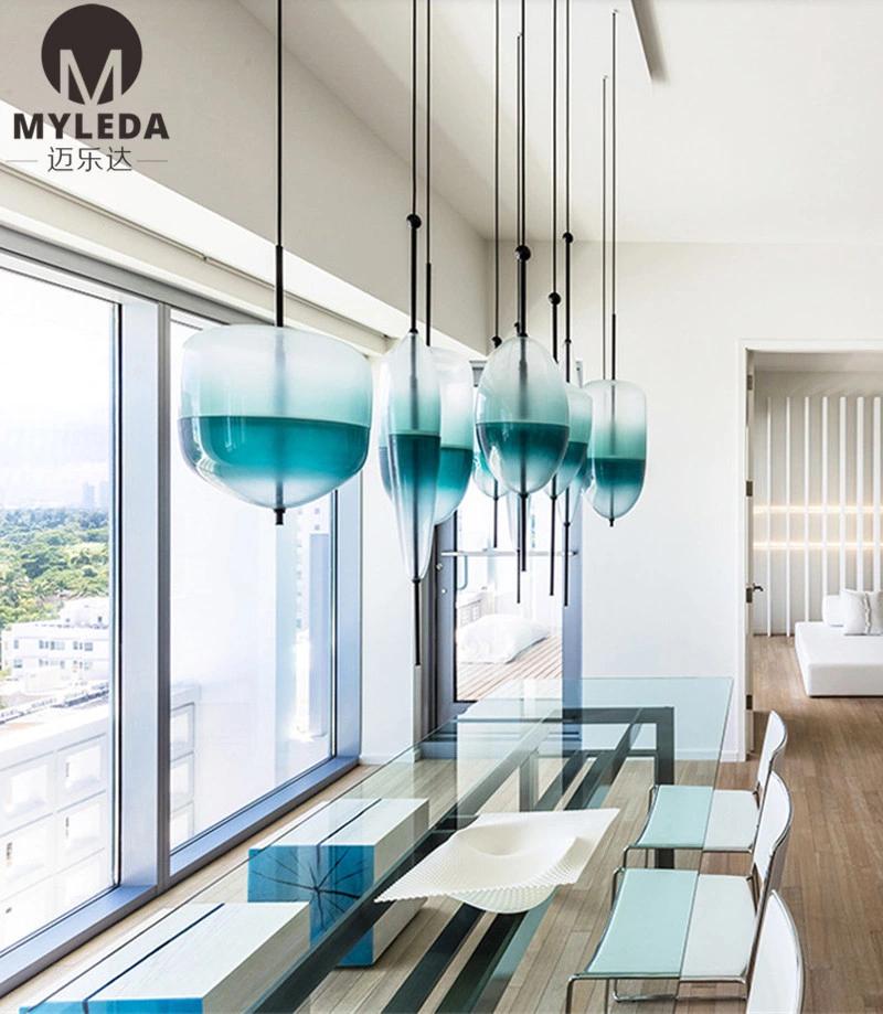 Hand Blown Glass Pendant Lamp