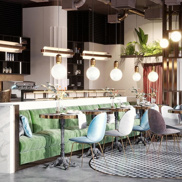 Modern Acrylic Gold, Chrome White, Black Stainless Steel LED Hanging Pendant Light