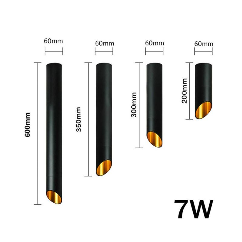 Surface Mounted Tube LED Spotlight Interior LED Lighting Modern Home Pipe Ceiling Spotlight