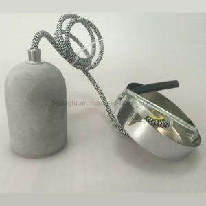 E26 Simple Design Mini Concrete Pendant Light with Good Price