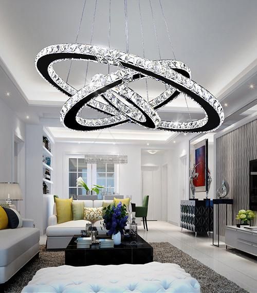 Crystal Chandelier Pendant Lighting Hanging Ceiling Lights Hanging Light for Living Room