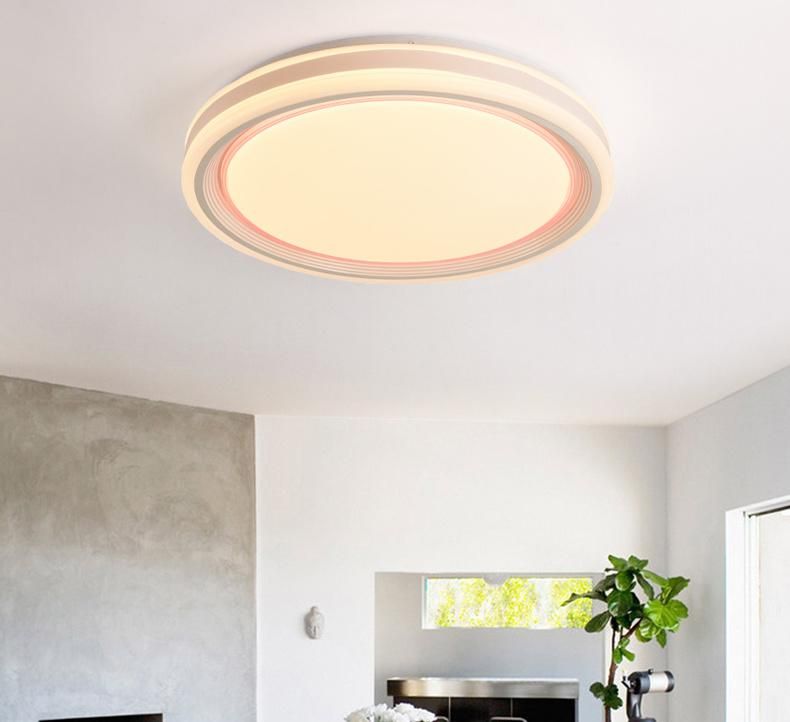 72W Indoor LED Home Style Ceiling Round Drop Chandelier for Living Room