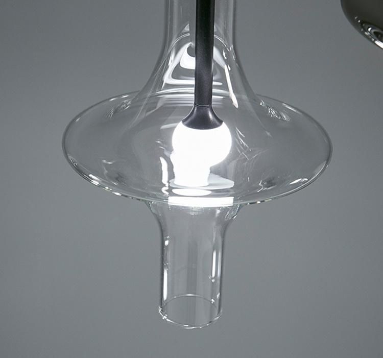 Modern Indoor Decorative Glass Hanging Pendant Light for Dining Room