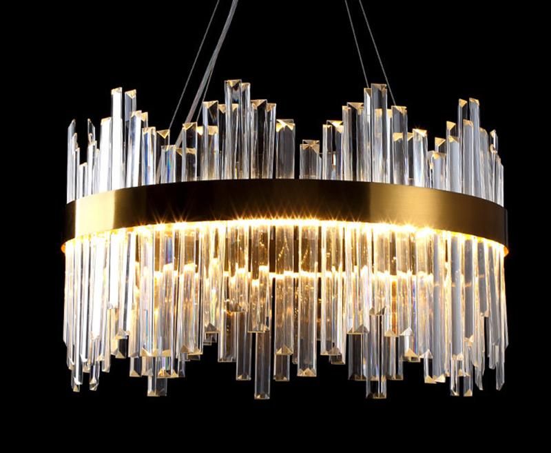 Crystal Chandelier Light Living Room Dining Room Modern Pendant Lamp Simple Luxury