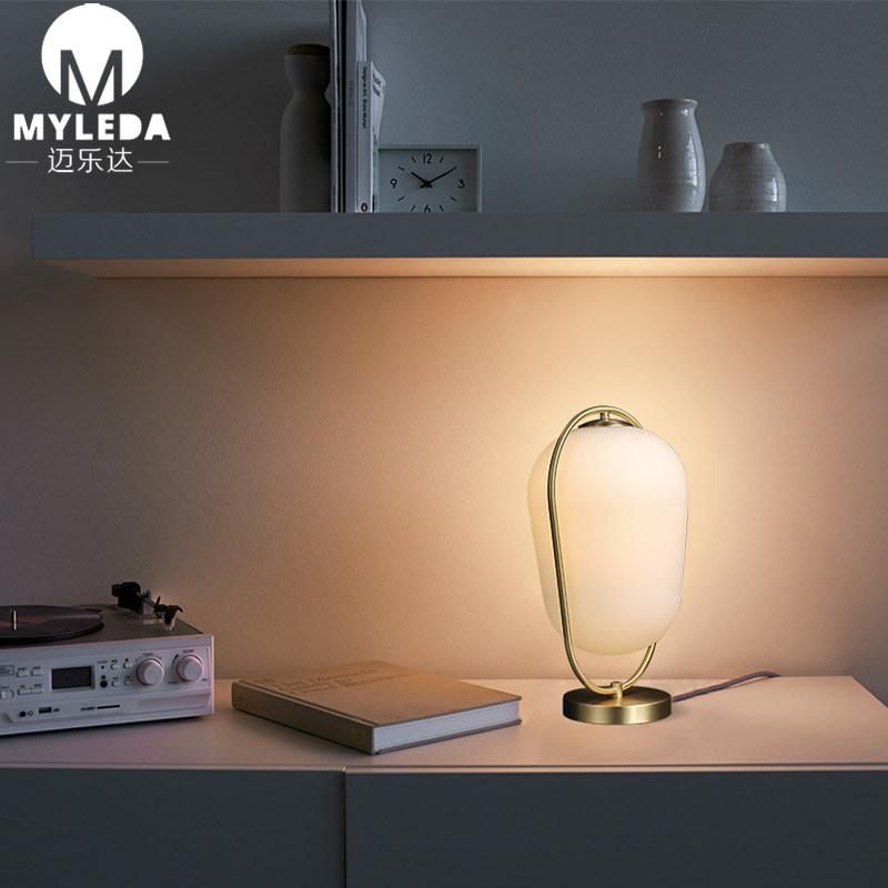 Modern Design Brass LED Table Lamp Art Desk Lamp