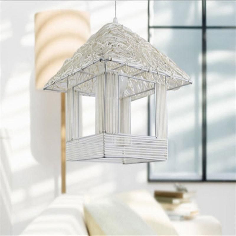 Nordic Style Cage Cane Pendant Lights for Kitchen Dining Room Bedroom Lighting (WH-WP-07)