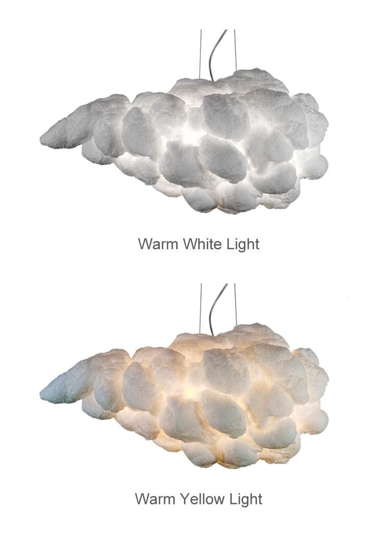 Modern Style Nordic Theme Cloud Chandelier Hotel Restaurant Cloud Lamp