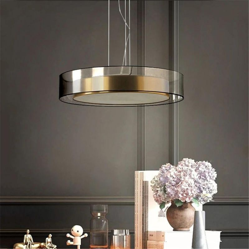 Modern Copper Restaurant Kitchen Hanging Lamps Nordic Minimalistic Atmosphere Master Luxury Pendant Lamp Bedroom Pendant Lights