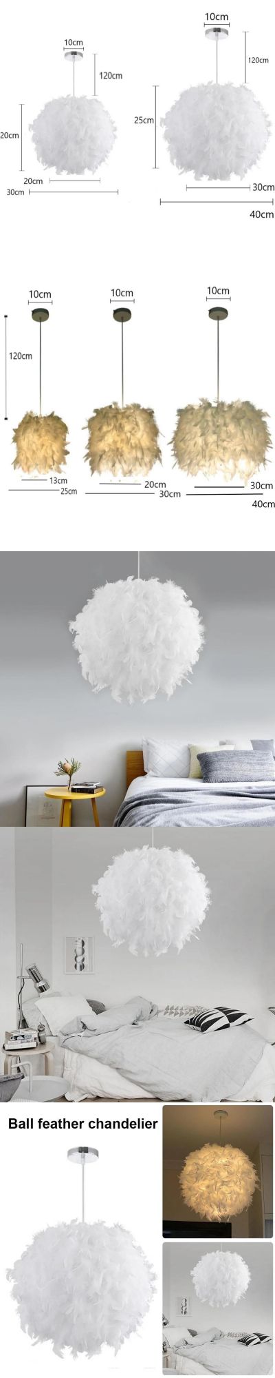 modern Feather Pendant Lamp E27 Lamp Holder Fairy Hanging Lamp Goose Feather Bedroom Dining Room Loft Chandelier Ceiling Light