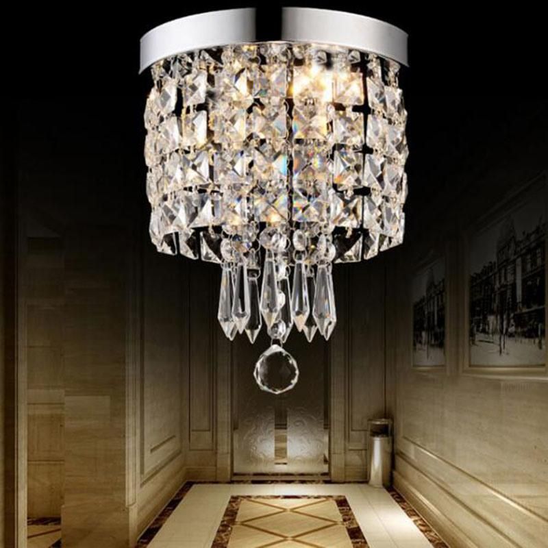 LED Round Ceiling Light with LED Brightness Corridor Gold Flushmont Lights (WH-CA-90)