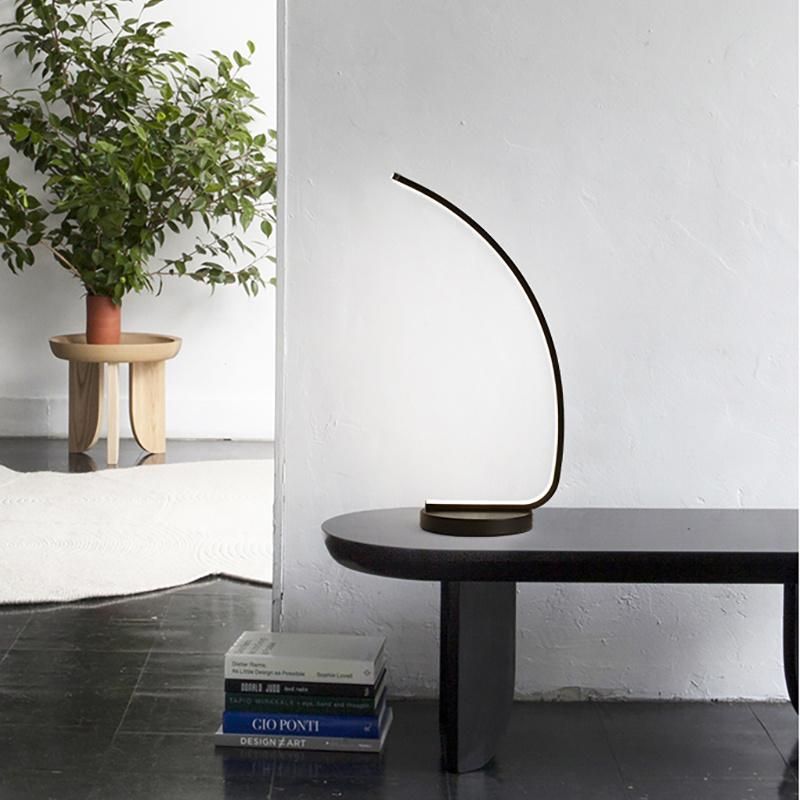 Line Shade Creative Modern Style Table Lamp Desk Bedside Lamp