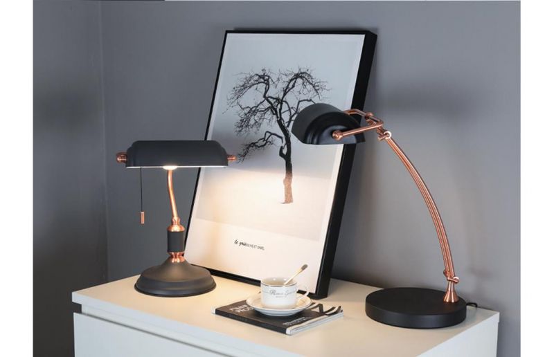 Reading Nordic Design Metal Classic Table Lamp for Home Decoration