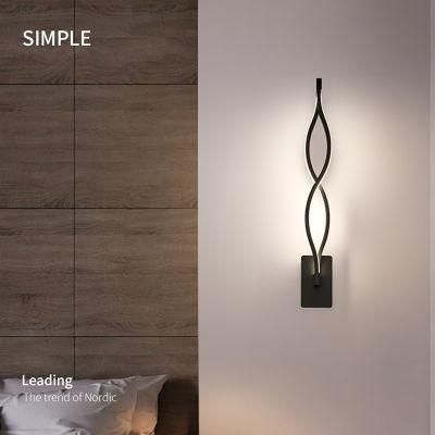 Creative LED Decoration Light Study and Living Room Warm Simple Bedside Wall Lamp