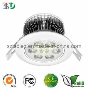 CE Approved SemiLEDs Chip 7W Ceiling LED Light(TD-FCLW7-7)