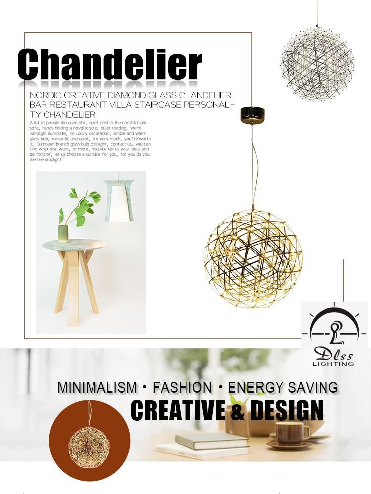 Modern LED Project Designer Big Hotel Chandelier