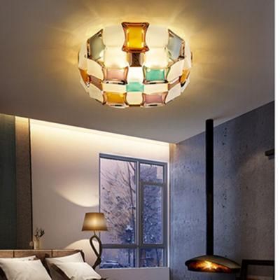 Italy Design Colorful PVC Lattice LED Ceiling Light Creative Living Room Mida Wall/Ceiling Light (WH-OR-218)