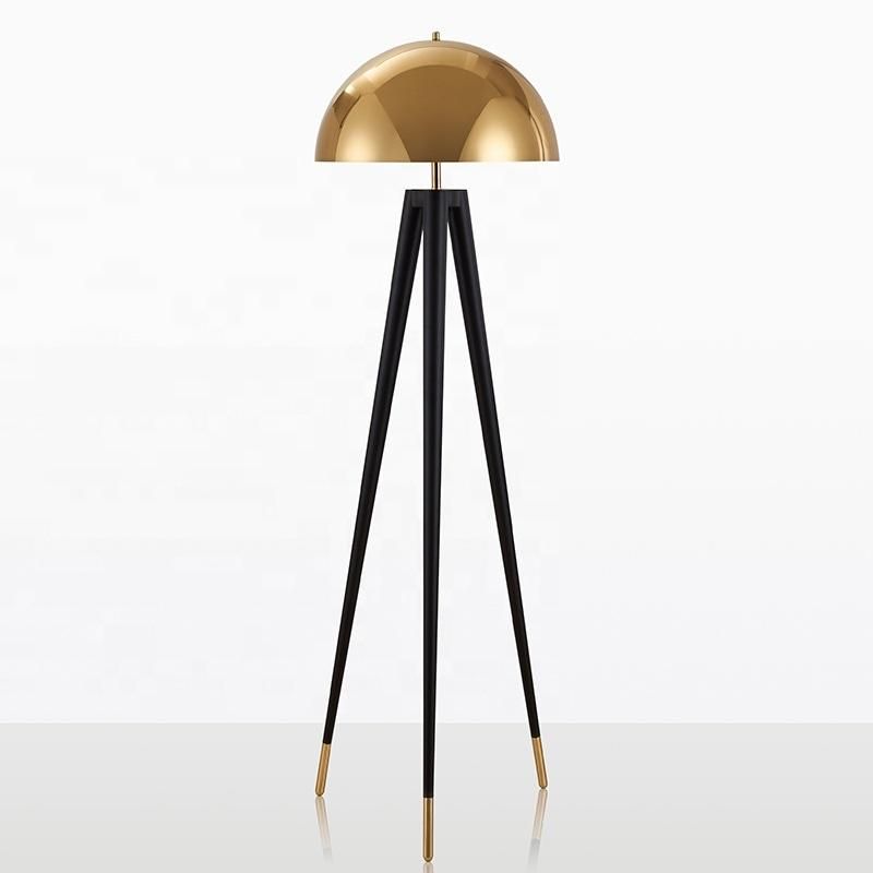 Creative Retro Rustic Black Tripod Floor Lamp Industrial Vintage Stand up Lamp (WH-VFL-12)
