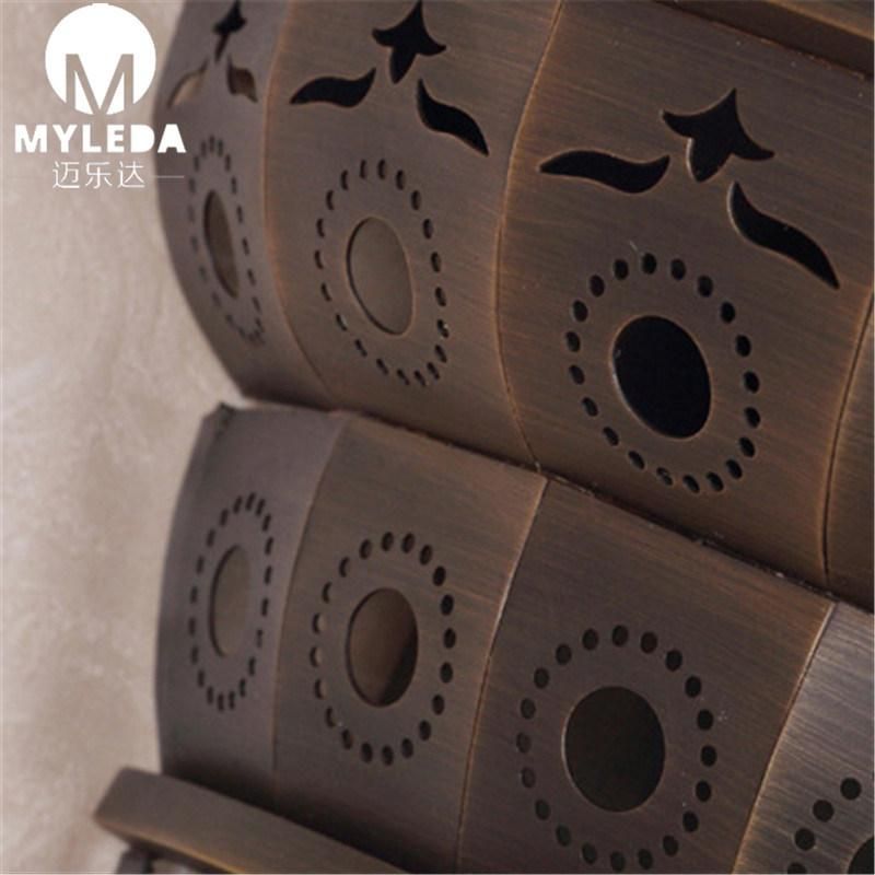 Moroccan Brass Lantern Wall Lamp