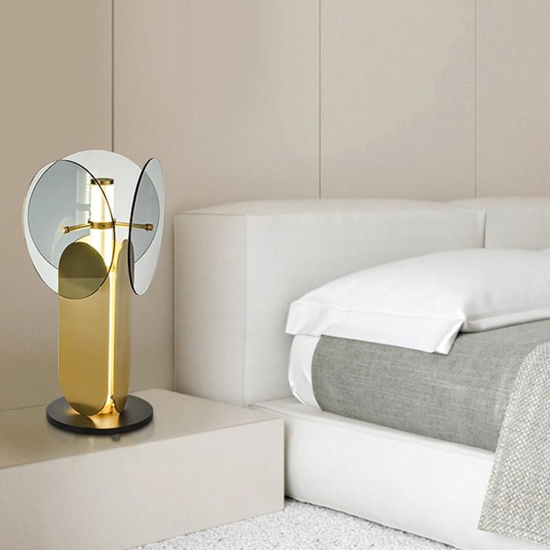 Bedroom Nordic Bedside Modern Minimalist Living Room Study Reading Room Creative Personality Light Luxury Glass Table Lamp