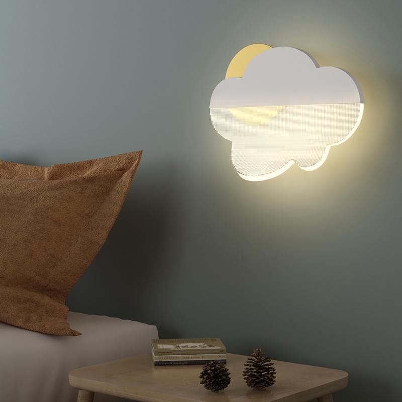 Modern Simple Background Wall Light Bedroom Warm Decorative Bedside LED Lamp