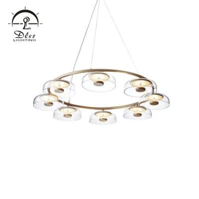 Warm White LED 7W 6 Lights Round Ring Modern Chandelier