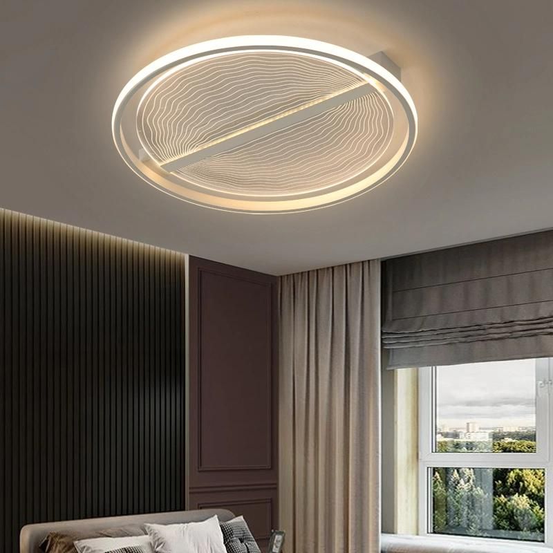 Round LED Bedroom Light Room Ceiling Light Creative Modern Simple Living Room Lamp