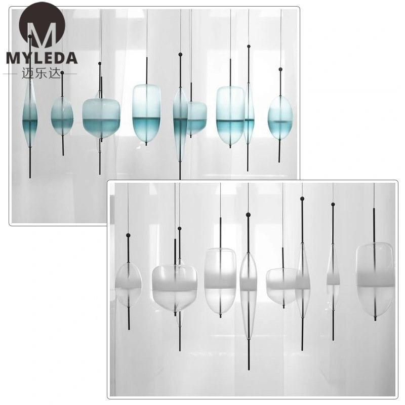 Hand Blown Glass Pendant Lamp