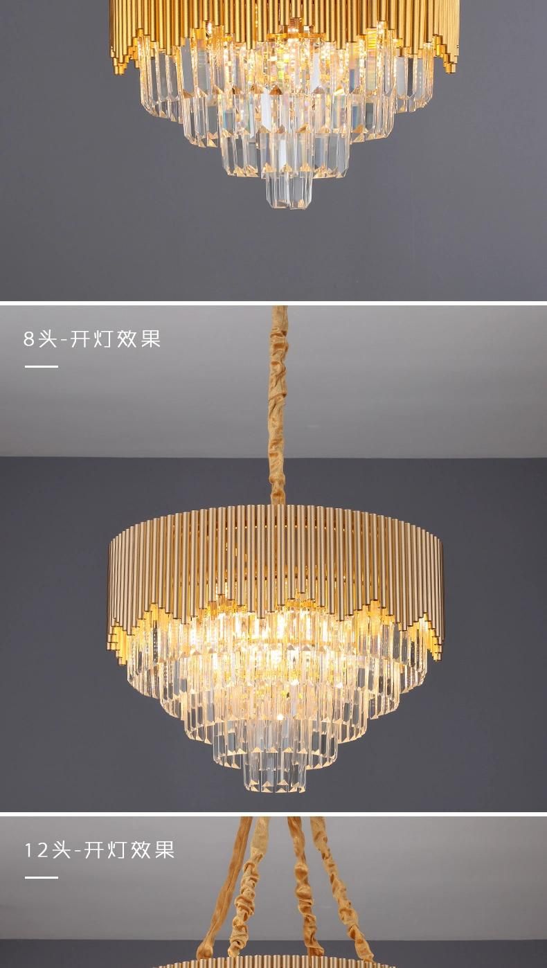 LED Luxury Style Gorgeous Indoor Hotel Office Lobby Ceiling Chandelier Decorative Lights