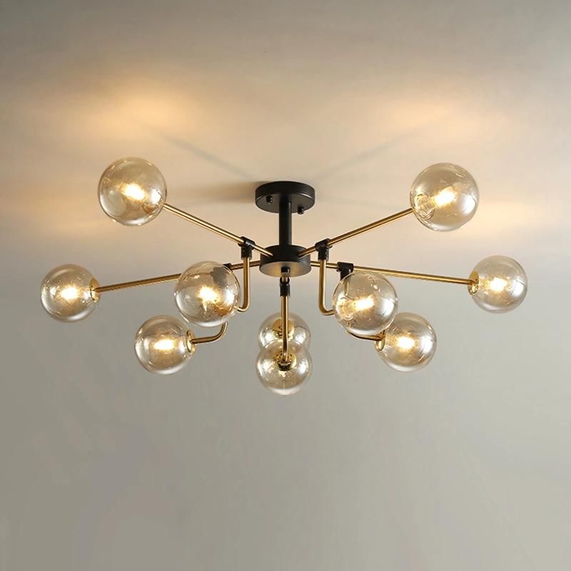 Nordic Simple Living Room Ceiling Lamp Modern Style Creative Light Luxury Bedroom Dining Room