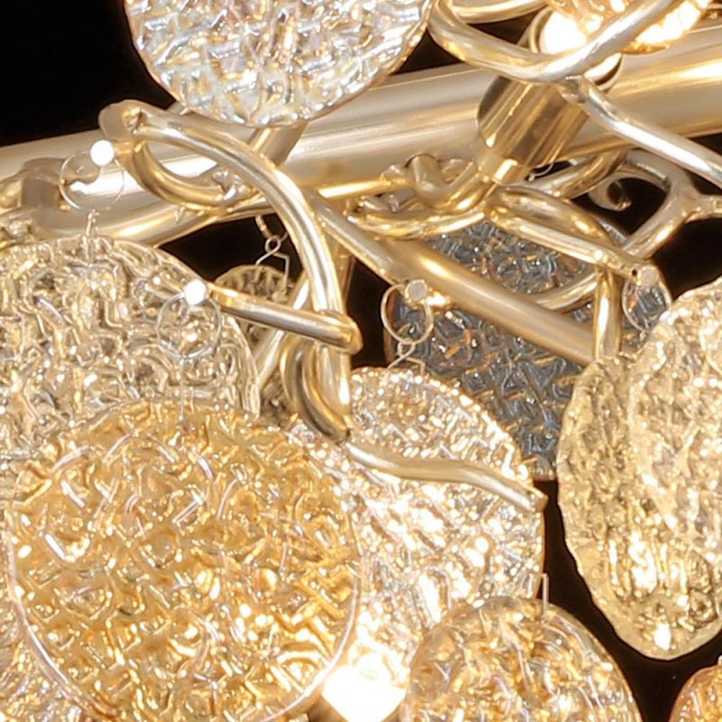 2022 Luxury Crystal Lamp Post Modern Copper Living Room Chandelier Creative Bedroom Lamp Simple Dining Room Lighting