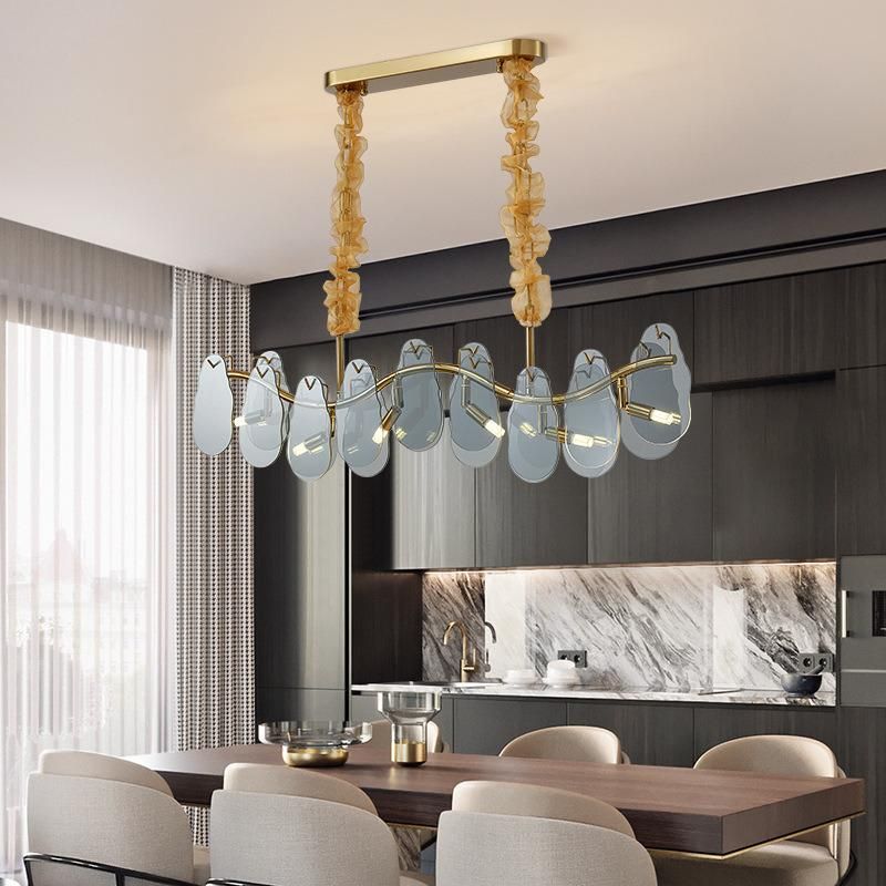 Luxry Crystal Indoor Lighting Modern Pendant Lamp Chandelier Light Living Room Dining Room Decoration