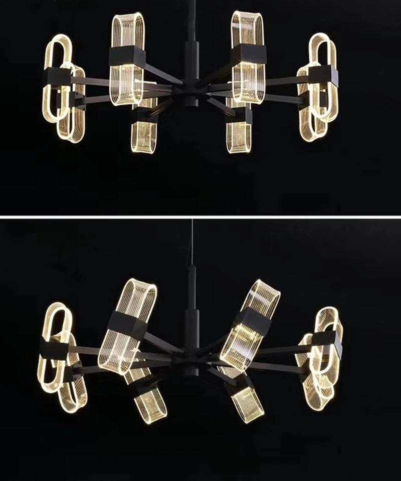 [New Products in 2021] LED Light Guide Creative Designer Chandelier