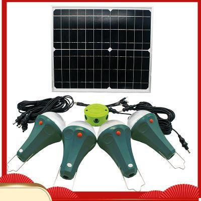 Portable Home Solar Power System Lights Kit Outdoor Indoor Camping Light