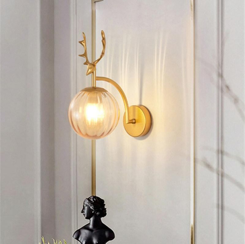 Nordic Creative Wall Lamp Luxury Living Room Bedroom Bedside Creative Wall Lamp (WH-OR-114)