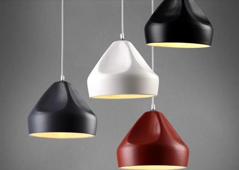 Nordic Black Vintage Industrial Pendant Light Metal Lampshade for Dining Room Bedroom Decoration Pendant Lamp (WH-AP-164)
