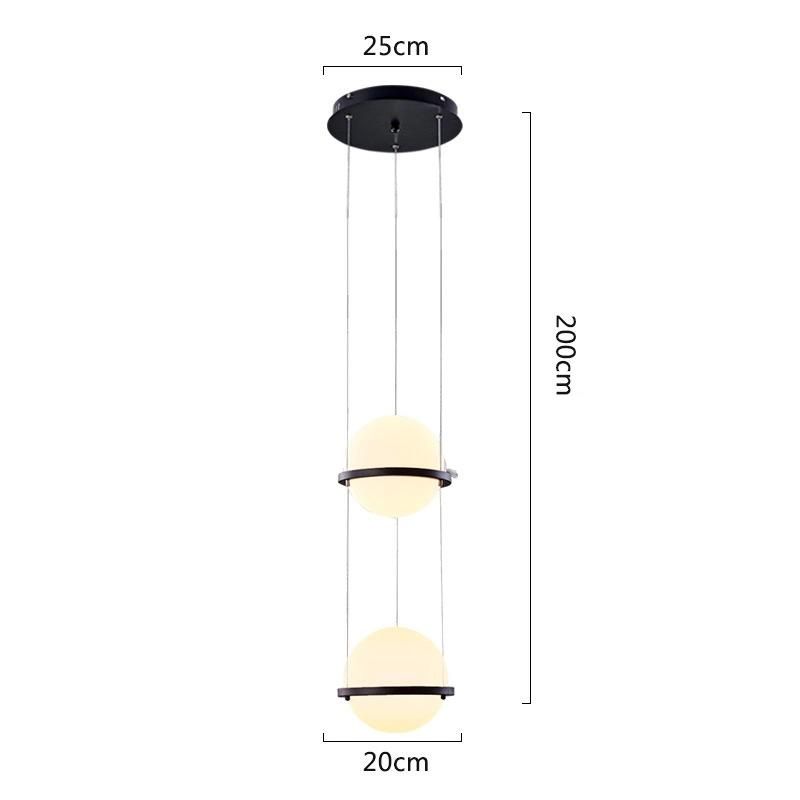 LED Plant Pendant Light Glass Ball Lamp Creative Art Pendant Lamp Country Restaurant Cafe Bar Suspension Lamp (WH-AP-125)