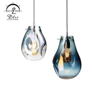 Zhongshan Factory Unique Hollow Glass Pendant Lamp