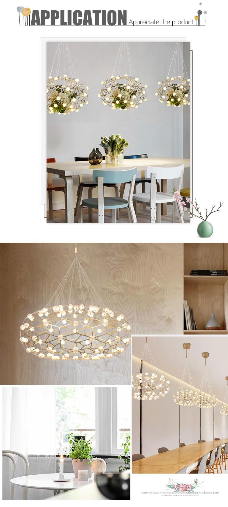 SMD LED Stainless Steel Mesh Chandelier