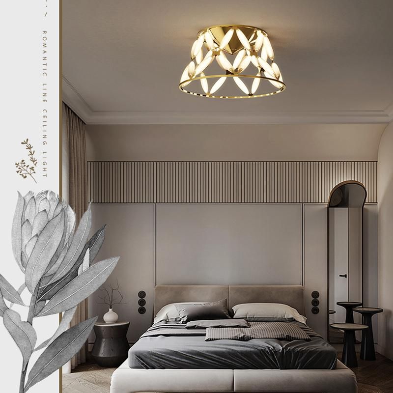 Bedroom Light Ceiling Light Luxury Simple Modern LED Lights Warm Romantic Lamp