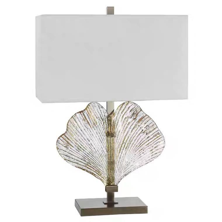 Table Lamp New American Style Imported Toughened Glass Designer Style Living Room Study Villa Creative Lamp