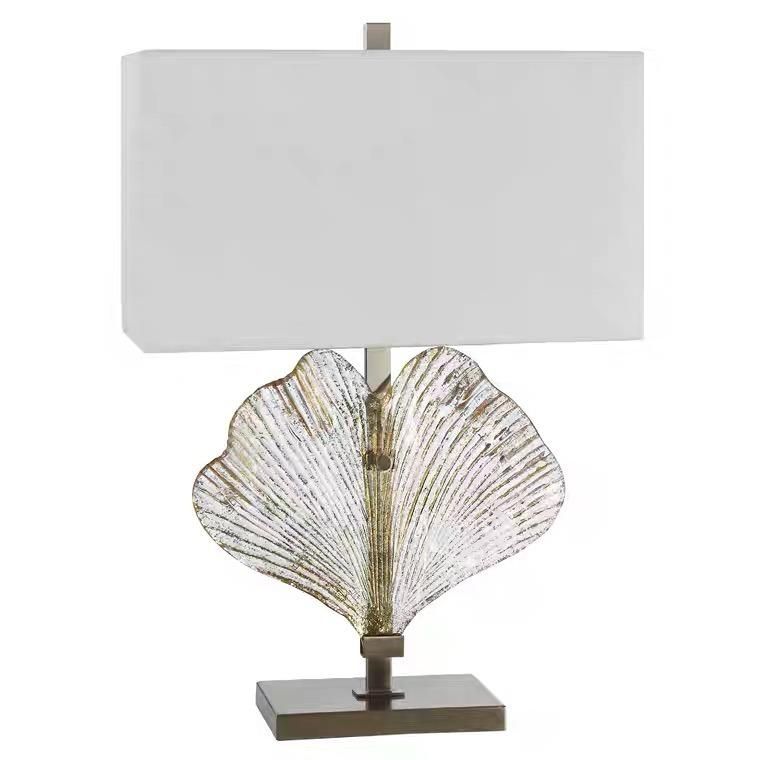 Table Lamp New American Style Imported Toughened Glass Designer Style Living Room Study Villa Creative Lamp