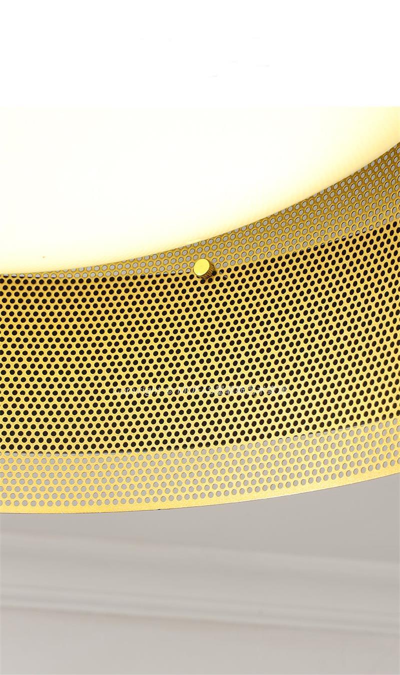 New Design Modern Light Luxury Bedroom Round LED Ceiling Light