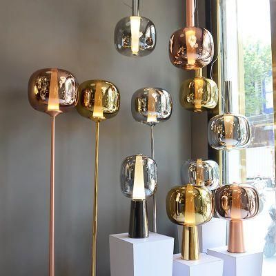 Nordic Glass Pendant Light LED Trumpet Lamp Design Rose Gold Lamp for Living Room Bedroom Pendant Lamp (WH-AP-131)