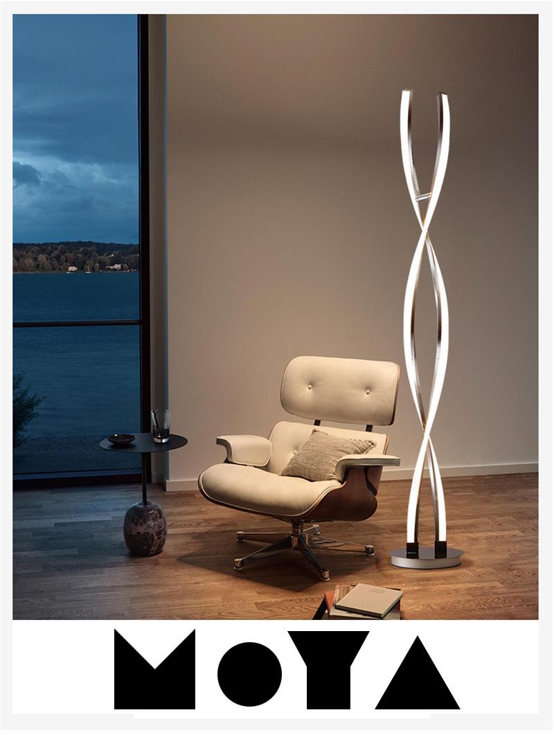 Nordic Modern Interior Design Living Room Double End LED Floor Lamp