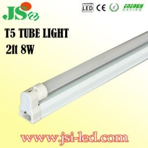 Powerful 8W 2ft T5 LED Tube Light for Indoor Lighting (W)