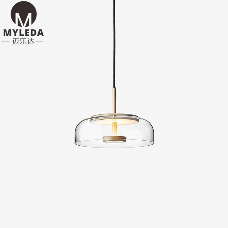 Hotel Decorative Clear Glass Chandelier Pendant Light