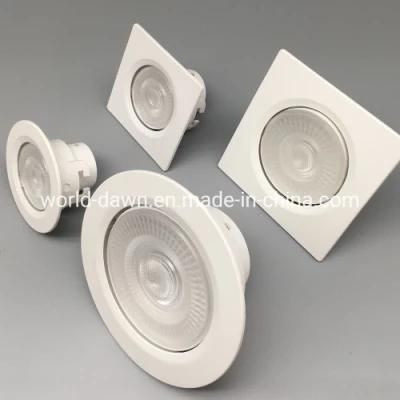3W 5W 7W Square Round Down Light Home Ceiling Panel Lighting LED Spotlight with Customized Package
