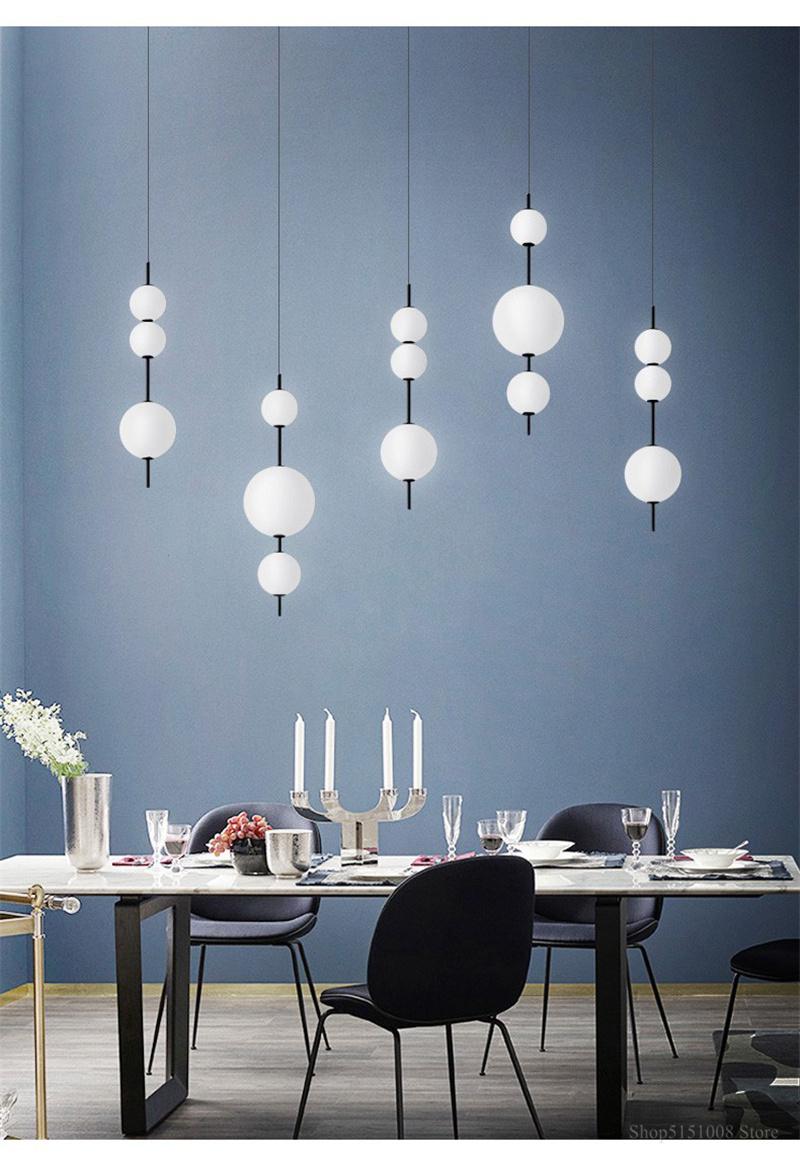 Modern LED Pendant Lamps Hanging Light Fixture Restaurant Gourd Pendant Lights (WH-GP-49)